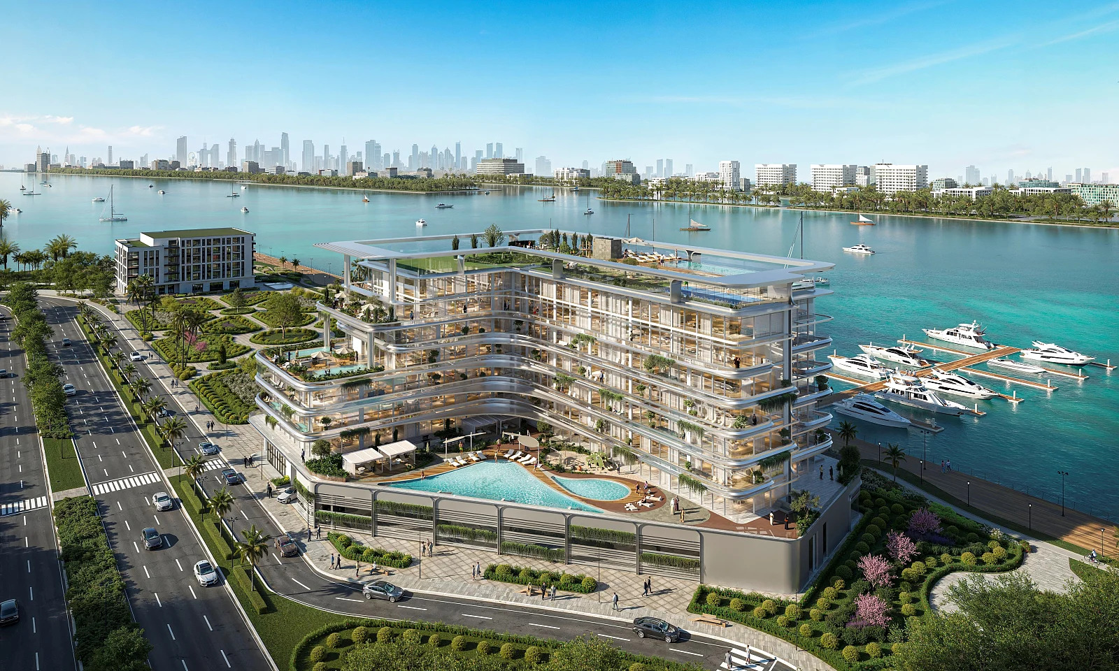 Waterfront luxury apartments Dubai